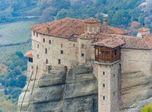 Meteora monasteries in Greece.