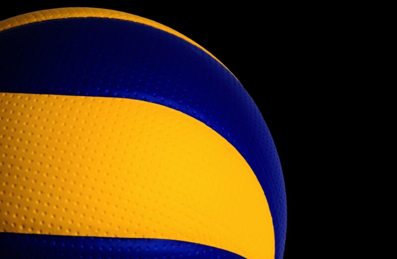 volleyball ball isolated on a white background