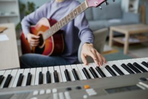 Female Musician Closeup