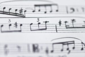 Detail of notes