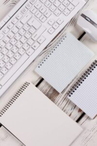 PC devices and notepads.