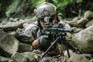 army ranger machine gunner